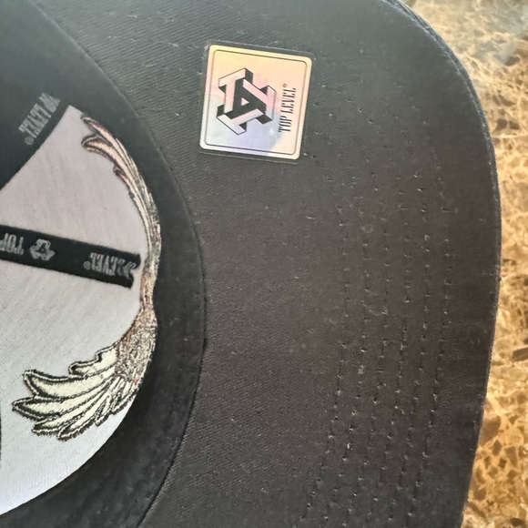 Black eagle multi-coloured Mexican flag snapback hat 100% cotton - Picture 4 of 9